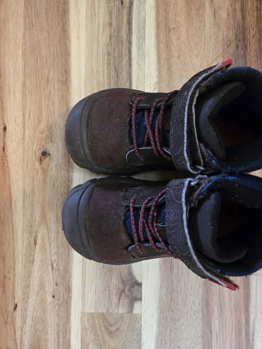 Toddler Waterproof Hiking, Winter Boots in Navy and Brown